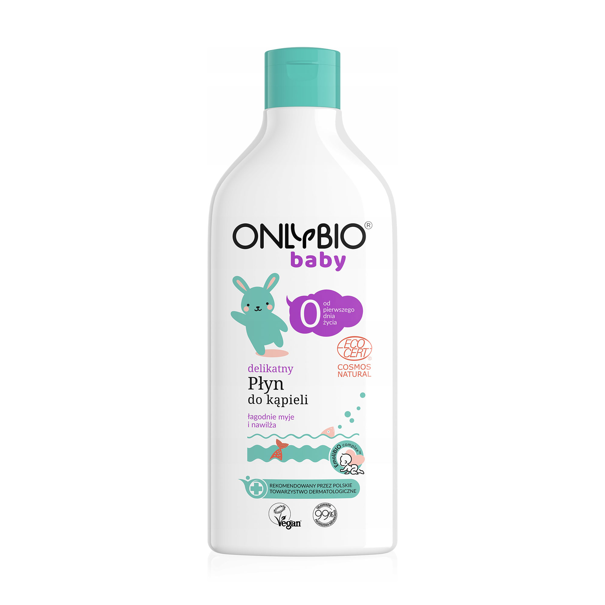 Ніжний лосьйон для купання OnlyBio Baby з першого дня життя, 500 мл